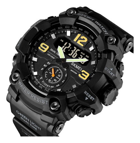 Reloj Reloj Deportivo Digital Hombre Con Reloj 24 Led Cronóm