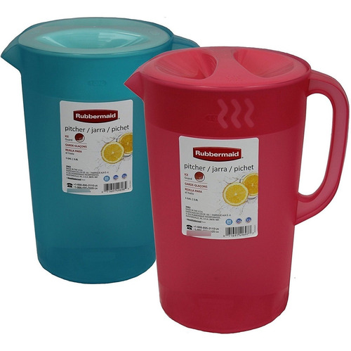 Rubbermaid Jarras Pl Ásticas De 1 Galón, Blanca