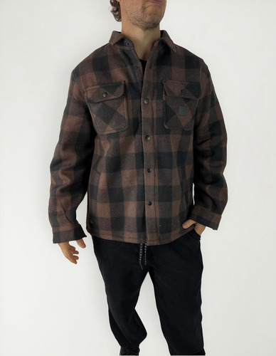 Camisaco Paño Spylimited Forrada Con Polar