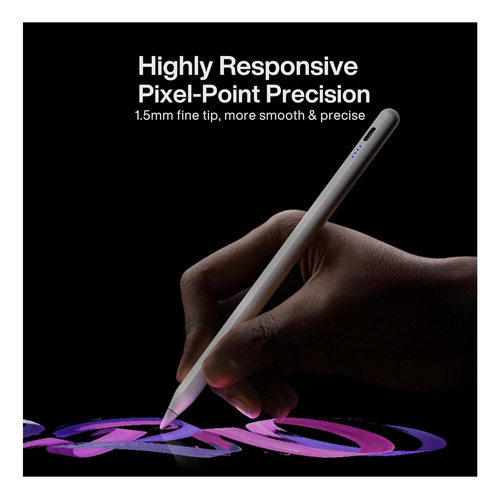 Pen De Lápiz Óptico Para iPad Air-mini-pro, 2x Lápiz De (1ra