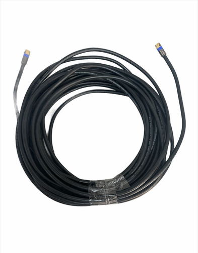 Cable Extension Coaxial Rg6 Con Empate Conector Tipo F 18awg