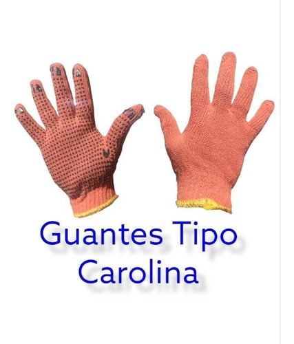 Guantes Carolina De Puntos Pvc Tejidos 3 X Precio Publicado 