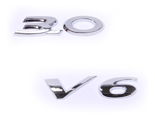 Emblemas De Letras Digitales Para Jaguar V6