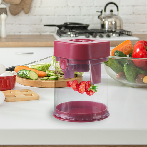 Divisor De Frutas Cortador De Frutas Manual Vermelho