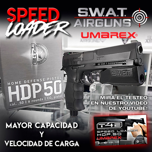 Imagen 2 de 10 de Cargador Rápido Pistola Umarex Hdp 50 Swat Airguns