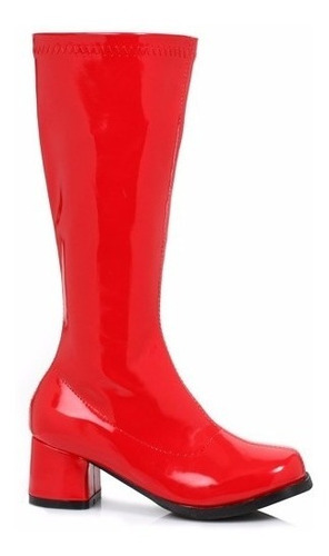 Botas Super Heroe Gogo 60's Go Go Disco Rojas Para Niñas 1