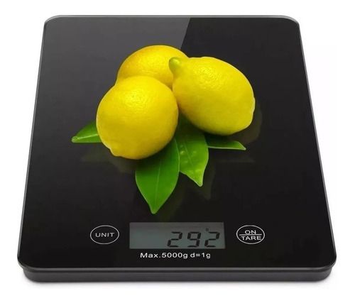 Balanza Pesa Digital De Cocina 5 Kilos Delgada Slim Gramos