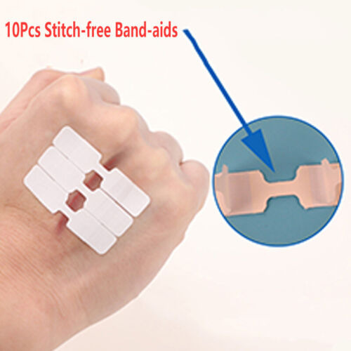 10 Pack New No Seam Band-aid Outdoor Quick Wound Suture  Nna