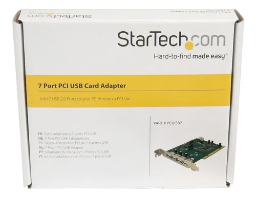 7 Port Pci Usb Card Adapter - Pci To Usb 2.0 Controller Adap