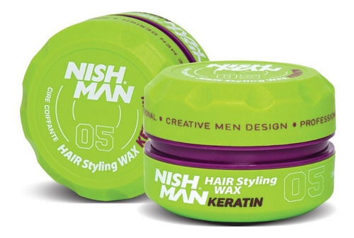 Nish Man 05 Cera Wax Keratin 150ml Somos Tienda