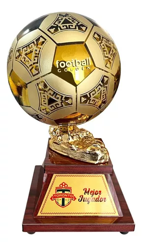 Trofeo De Fútbol Balon Oro Personalizado