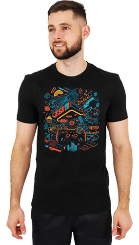 Playera Consolas Diseño 206 Videojuegos Retro Beloma