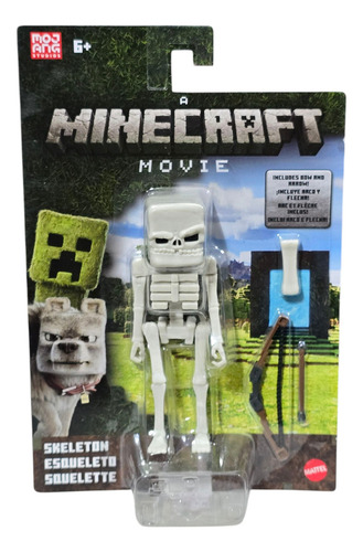 A Minecraft Movie Figura Skeleton 10cm Pelicula