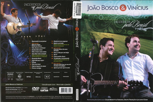 Dvd João Bosco & Vinícius Acústico Usado