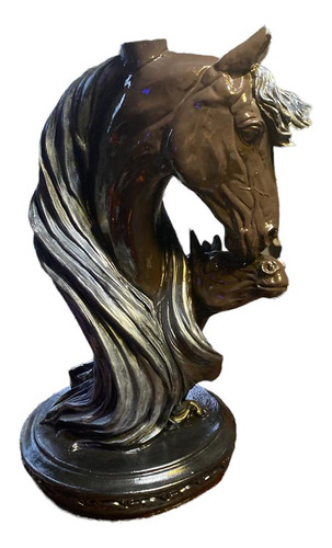 Figura Caballo Decorativo Brown Color 60 Cm