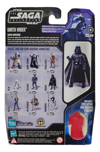 Darth Vader Bespin Duel Star Wars Saga 2006 Hasbro