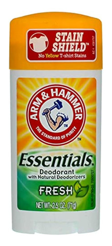 Arm Y Hammer Essentials Desodorante Natural Fresco 2.50 Oz (