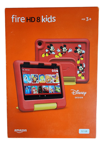 Tablet Fire Hd 8 Kids Pro De 32 Gb - Rojo Mickey Mouse 