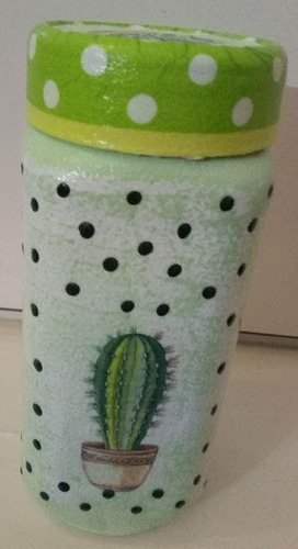 Frascos De Café Con Decoupage