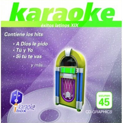 Cd+g Karaoke K-box Éxitos Latinos Xix