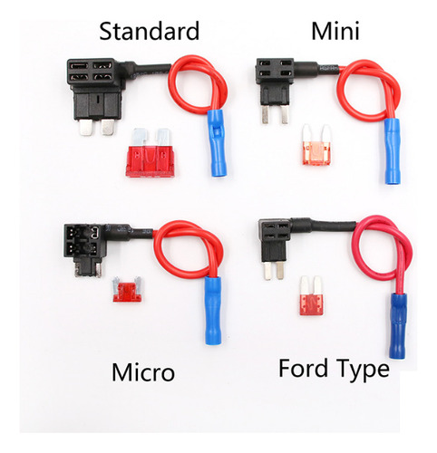 Portafusibles Micro 12v Conector Externo Mini Estándar
