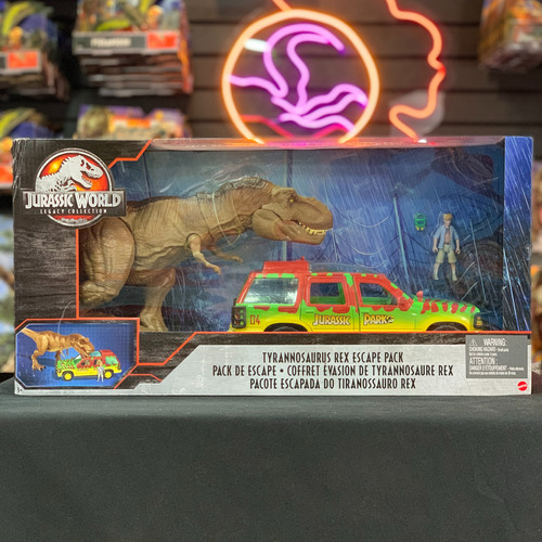 Jurassic World T Rex Escape Pack Legacy Collection Mattel 