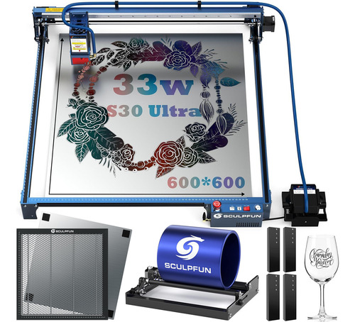 Máquina De Grabado Láser Sculpfun S30 Ultra 33w + Accesorios