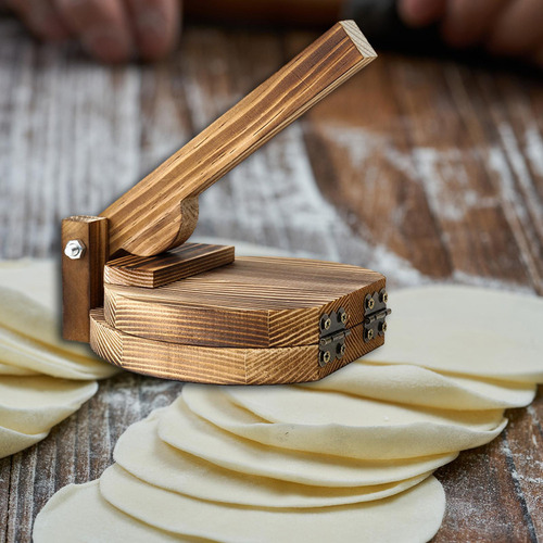. Prensa De Tortilla De Madera, Envoltorio De Bola De