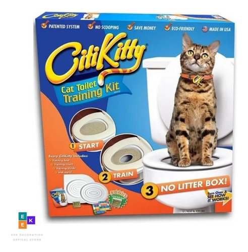 Entrenador De Baño Para Gatos City Kitty