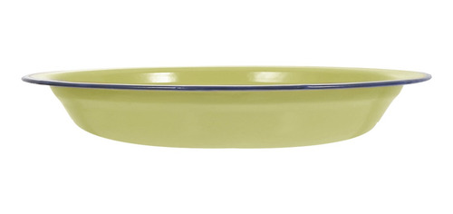 Ensaladera Enlozada Circular Bowl Fuente Vintage Chica