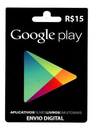 Imagem 2 de 2 de Gift Card Google Play R$15,00
