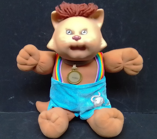 Cabbage Patch Vintage Koosas Figura Gato 37 Cms 1983 Rainbow (Usado)
