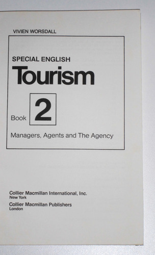 Special English Tourism Book 2 / Vivien Worsdall (Usado)