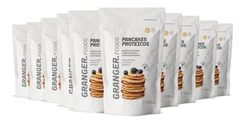 Pancakes Proteicos Vainilla 450 Gramos Granger X 10 Unidades
