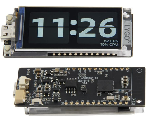 Lilygo T-display-s3 Esp32-s3 Placa De Desarrollo Ttgo Con Pa