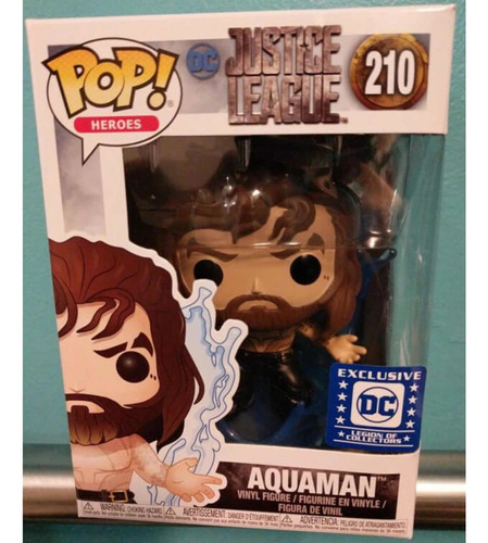 Funko Pop 210 Aquaman Legion Of Collectors Dc Excluxive