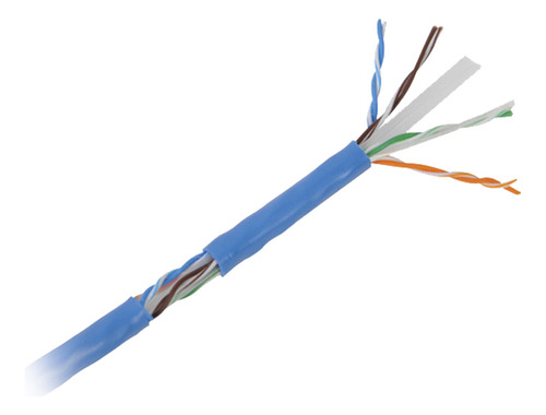 Cable U/utp Cat6a Ul De 305 Mts 10g-baset Azul Cm - Colombia