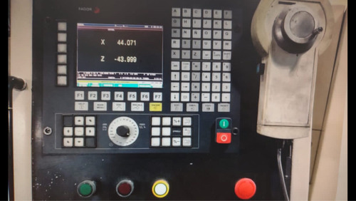 Torno Cnc Marca Vega Control Fagor Pásaje De Husillo 80mm