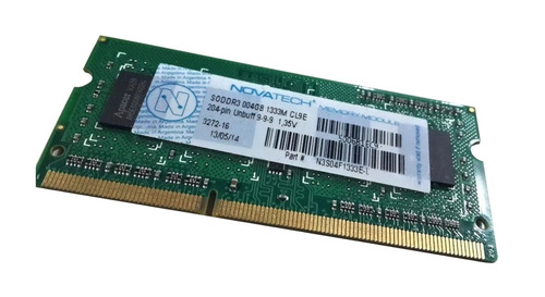 Imagen 1 de 1 de Memoria RAM color verde 4GB 1 Novatech N3S04F1333E-L