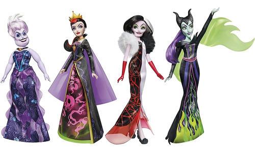 Sets De Muñecos Villanos De Disney  Muñeca De Moda 4 Und
