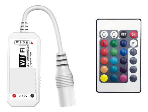 Controlador Tira Led Rgbw Wifi Ctrl Remoto App Audioritmica