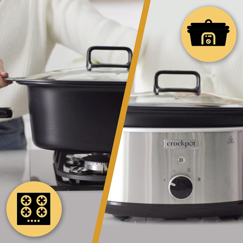Olla De Cocción Lenta Sellar & Guisar Crockpot | 6,5 L