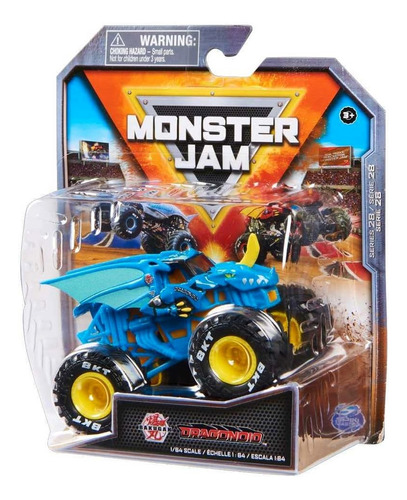 Monster Jam Camión Monstruo De Metal Dragonoid Escala 1:64