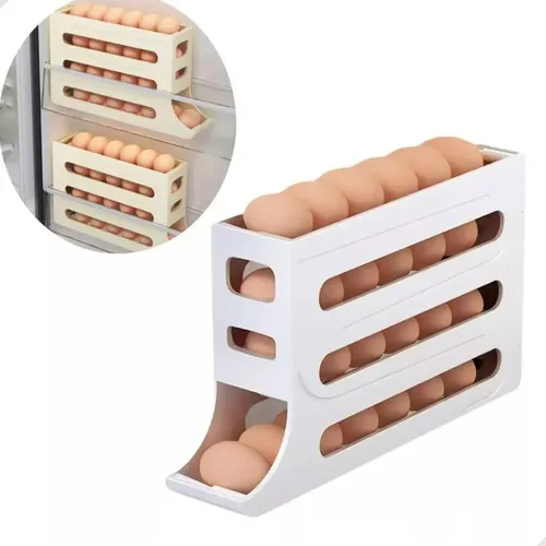 Porta-ovos para geladeira 30 ovos 4 andares