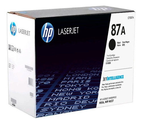 Toner Hp 87a 87 Negro Original Cf287a Nuevo Sellado