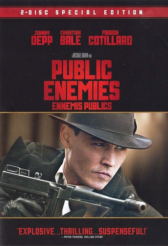 2 Dvd Y Cd Promo Ost  Public Enemies Enemigos Publicos Usa 