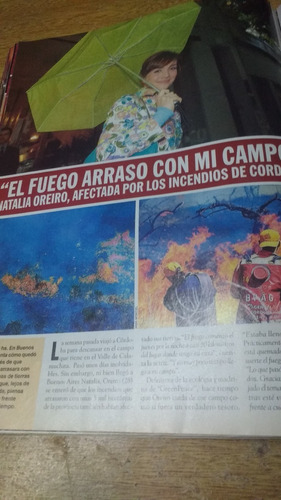 Revista Caras N° 1242 Natalia Oreiro Incendio Campos 2005