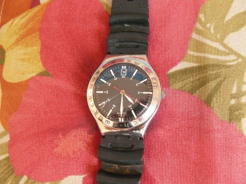 Relógio Swatch Irony Ag2002 Swiss Calendário 12 Hs