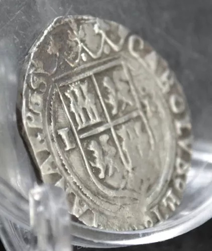 1 Un Real De Plata Carlos Y Juana (1548 - 1556)