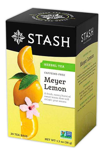 Te Stash Herbal Tea Meyer Lemon 20 - Unidad